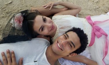 Larissa (Marina Moschen) e Diego (Sérgio Malheiros)