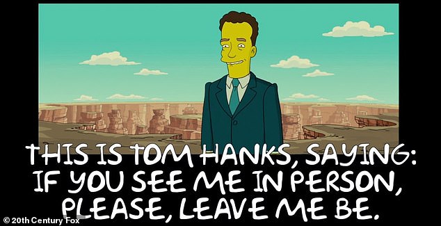Os Simpsons ‘previram’ coronavírus e que o ator Tom Hanks seria infectado