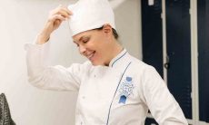 Carolina Ferraz começa a estudar em conceituada escola de culinária francesa. Foto: Reprodução Instagram