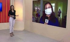 Repórter da Globo pede demissão ao vivo e âncora fica chocada. Foto: Reprodução