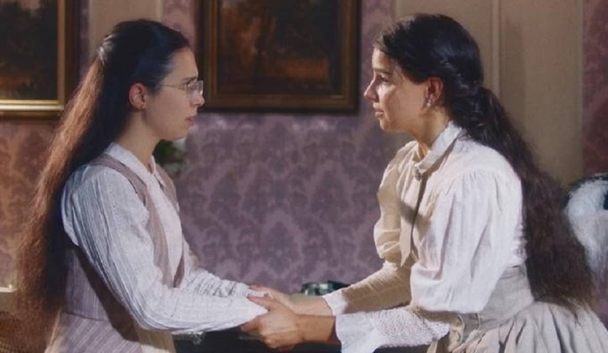 Pilar e Dolores se reconciliam nesta quarta (10) em 'Nos Tempos do Imperador'