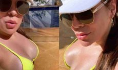 Naiara Azevedo posa de biquíni e renova bronzeado: ‘tomando solzinho’ (Foto: Reprodução/Instagram)