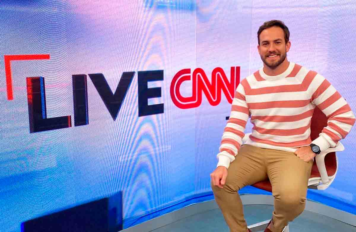 Jornalista solta palavrão ao vivo na CNN. Foto: Reprodução Instagram