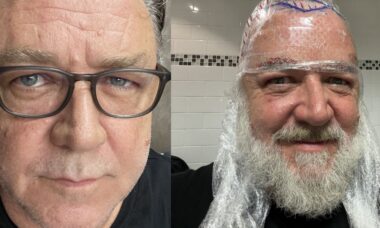 Ator Russell Crowe ‘rejuvenesce 20 anos’ depois de tirar a barba. Fonte: Reprodução/X @russellcrowe