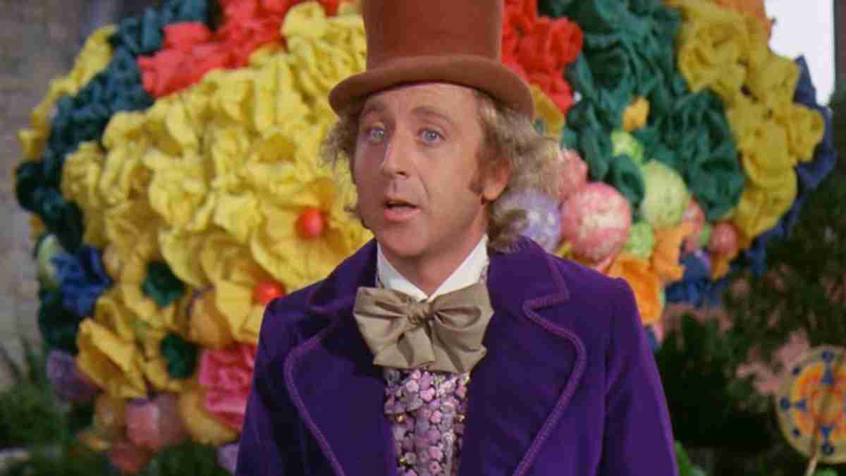 Gene Wilder als Willy Wonka dargestellt. Foto: Reproduktion