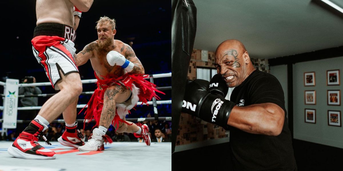 After a training video, fans of Mike Tyson say he will be knocked out by Jake Paul. Photo: Reproduction Instagram and Twitter @miketyson @MichaelBensonn