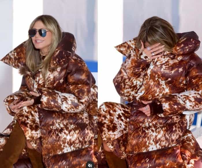 Heidi Klum se diverte com incidente em sessão de fotos durante reality show (Instagram / @heidiklum)