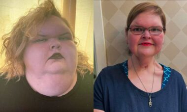 Antes e depois de Tammy Slaton, de "1000-lb Sisters" (Instagram / @queentammy86)