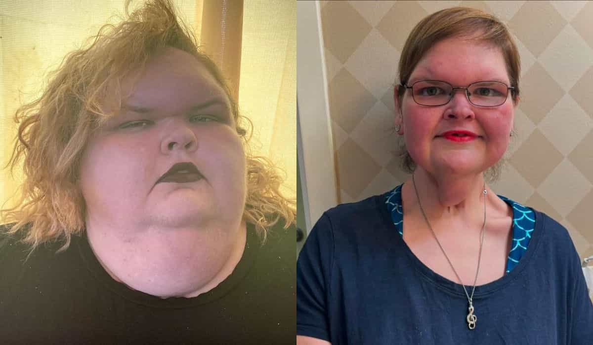 Before and after Tammy Slaton from "1000-lb Sisters" (Instagram / @queentammy86)