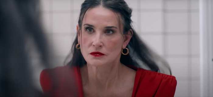 Demi Moore i "The Substance" (YouTube / @mubi)