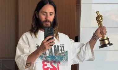 Jared Leto encontra Oscar que ganhou em 2014 após perdê-lo em mudança