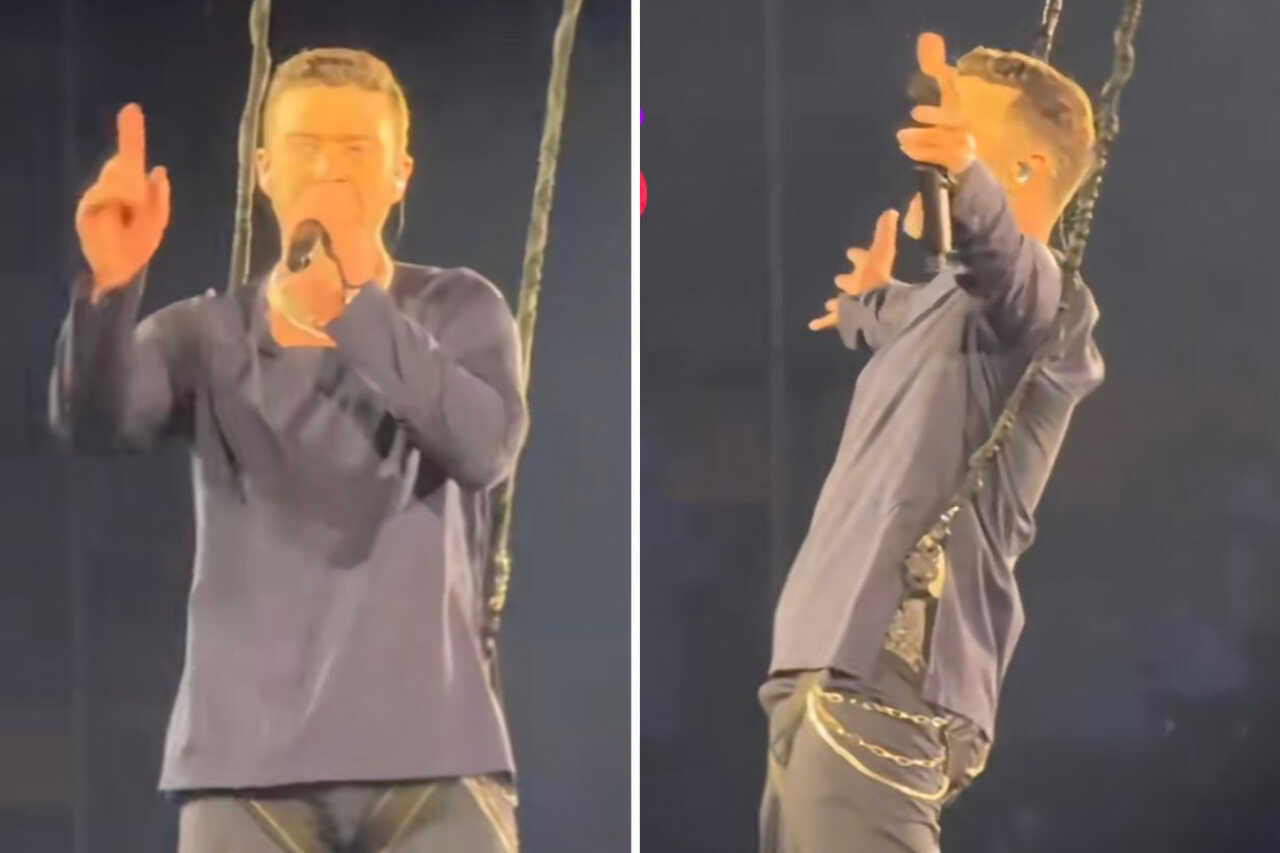 Vídeo: Justin Timberlake deixa fãs chocados após "mostrar demais" no palco