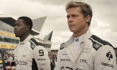 Brad Pitt exibe tatuagens em homenagem à Angelina Jolie em trailer de “F1”