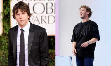 Jesse Eisenberg não quer ser relacionado a Mark Zuckerberg