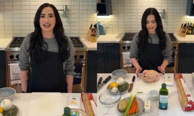 Fãs de Demi Lovato ficam preocupados ao ver mãos da cantora tremendo em TikTok culinário