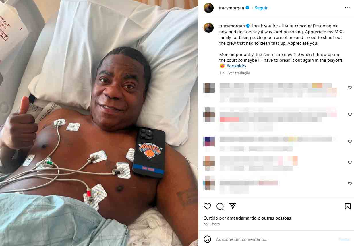 Tracy Morgan. Instagram @tracymorgan