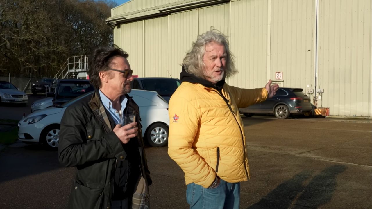 Former Top Gear presenters visit the show's studio after 10 years