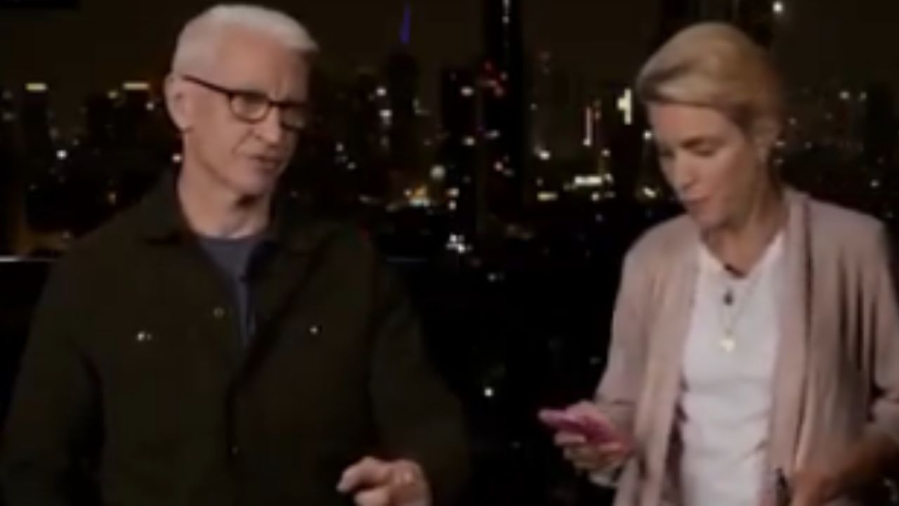CNN journalist interrupts broadcast to protect himself from missile attack in Tel Aviv
