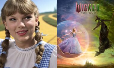 Imagem de Taylor Swift em “Wicked” gerada por IA deixa fãs desprevenidos em surto