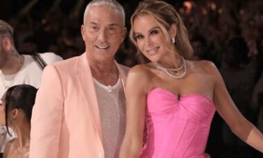 Bruno Tonioli e Amanda Holden. Instagram @brunotonioliofficial