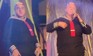Carlos Villagrán faz show em circo no Peru como Kiko de “Chaves” aos 81 anos