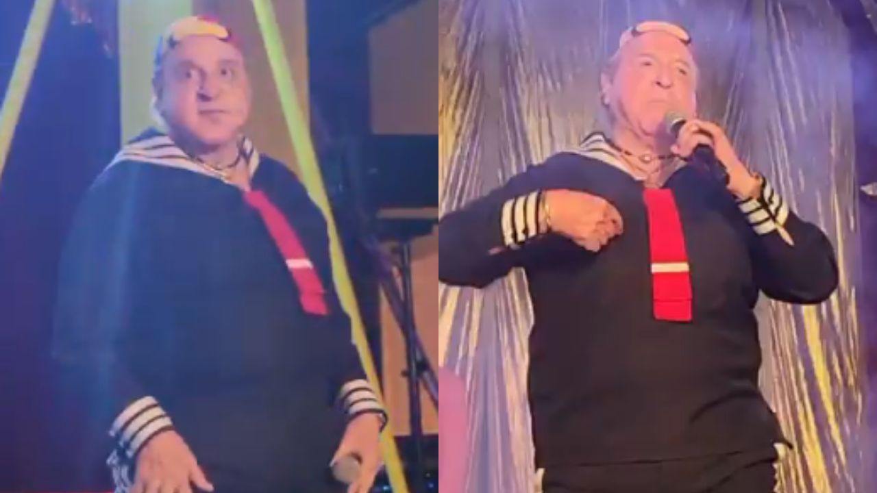 Carlos Villagrán fait un show dans un cirque au Pérou en tant que Kiko de 'Chaves' à 81 ans