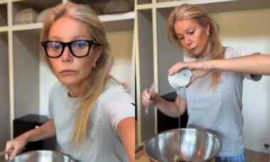 Boca de Gwyneth Paltrow chama atenção de fãs em novo vídeo de culinária