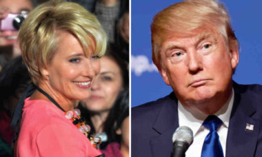 Emma Thompson revela que deu fora em Donald Trump no dia de seu divórcio: "Podia ter mudado a história"