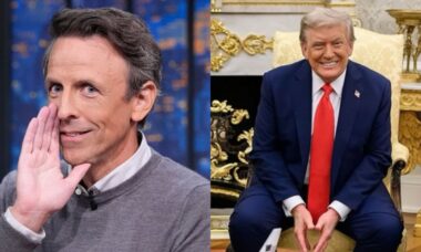 Donald Trump viraliza depois de reagir a rumor de que Seth Meyers teve o contrato renovado no Late Night
