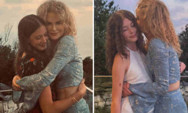 Fãs ficam chocados com tamanho das filhas de Nicole Kidman em raras fotos em família