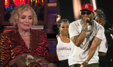 Sharon Stone confessa que já namorou o rapper Nelly