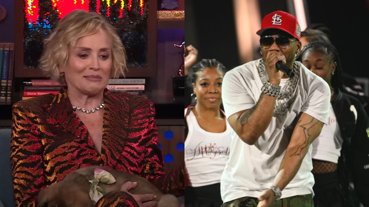 Sharon Stone confessa que já namorou o rapper Nelly