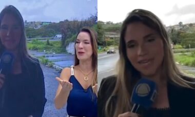 Repórter brasileira deixa transmissão ao vivo após entrar em trabalho de parto
