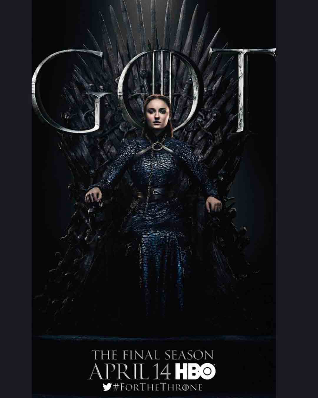 Sophie Turner, connue pour avoir interprété Sansa Stark dans Game of Thrones