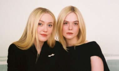 Elle Fanning explica foto polêmica dançando em cima da mesa ao lado da irmã Dakota