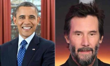 Keanu Reeves e Barack Obama - reprodução Instagram