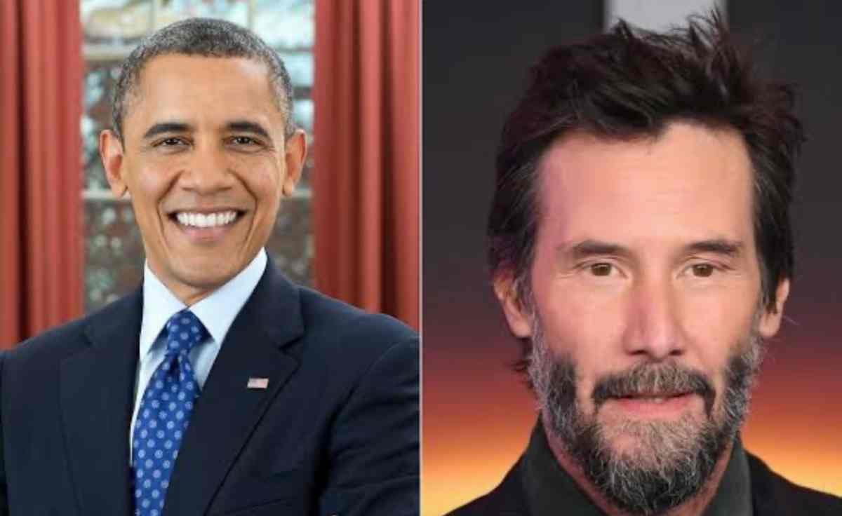 Keanu Reeves a Barack Obama – reprodukce Instagram