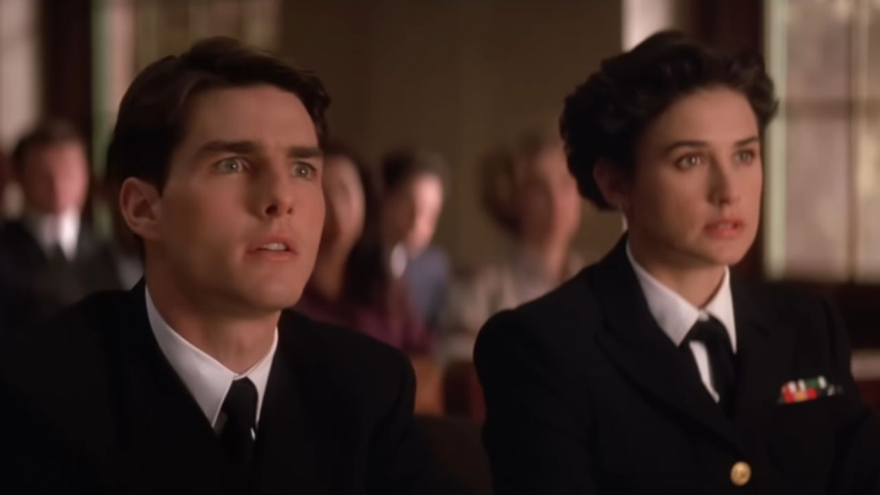Demi Moore odhalila, že Tom Cruise byl „v rozpacích“ z jejího těhotenství na natáčení filmu „Pár správných chlapů“