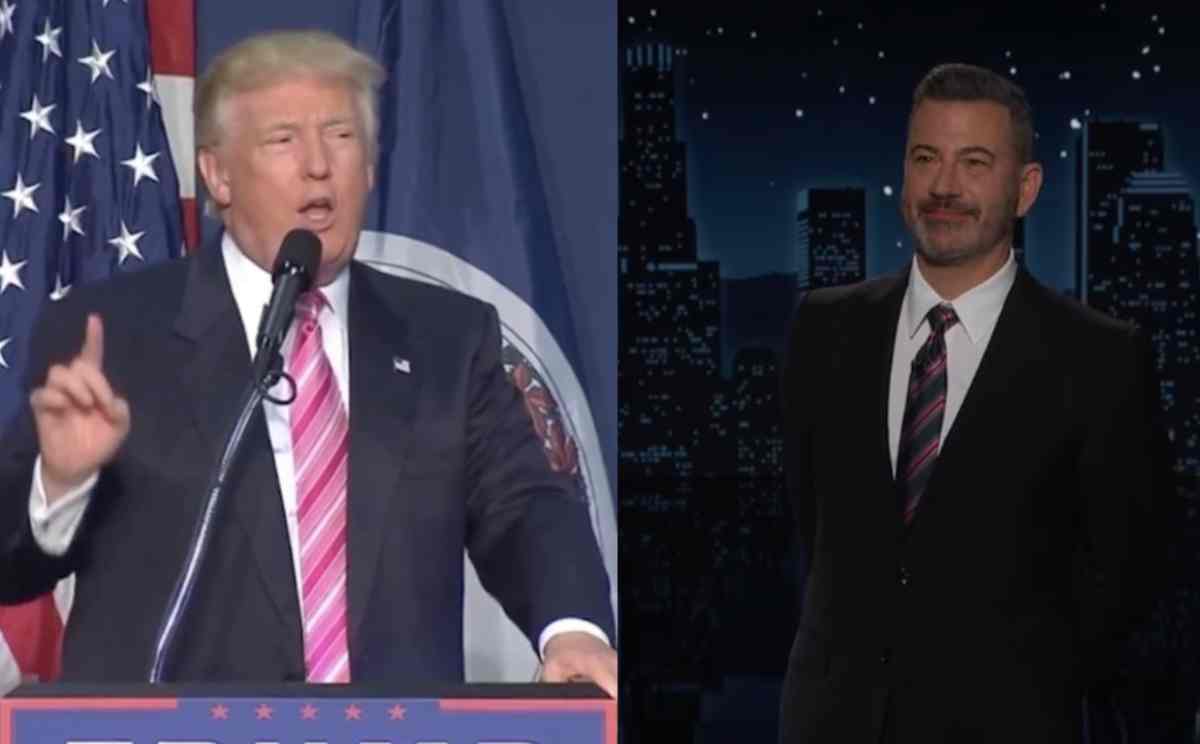 Trump X Kimmel – reprodukce Instagram