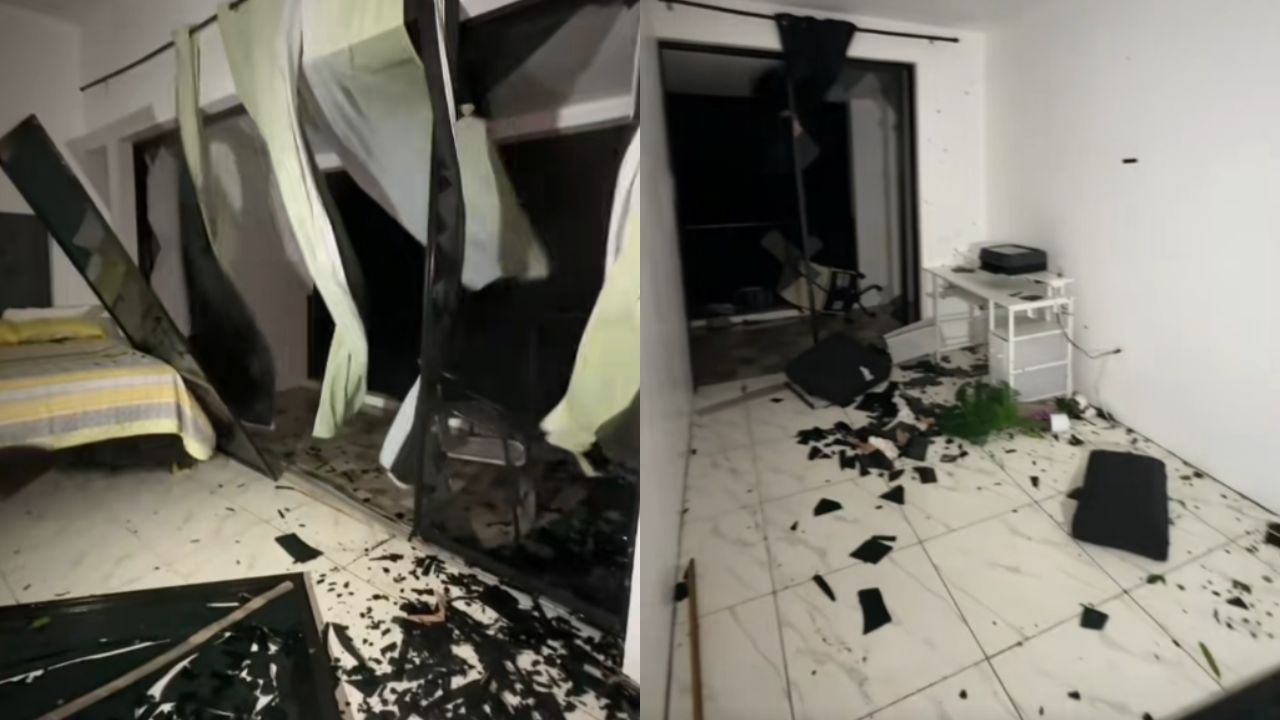 Moderátor Foxu ukazuje škody způsobené hurikánem Melissa na Jamajce
