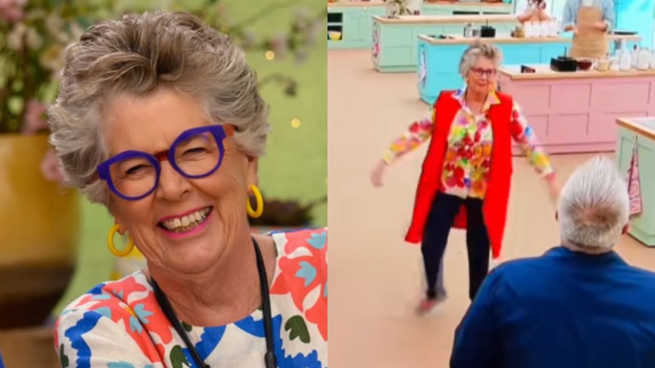 Dame Prue Leith, porotkyně pořadu „The Great British Baking Show“, předvedla neobvyklý tanec a překvapila diváky