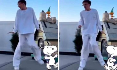 Snoopy faz 75 anos — e o bisneto do criador viraliza ao ensinar a dancinha mais famosa do beagle. Instagram @schulzmuseum, @michadamrevelli