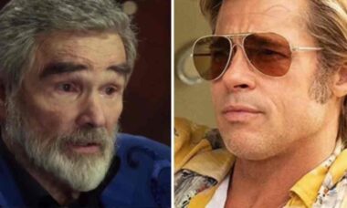 Brad Pitt e Burt Reynolds - reprodução