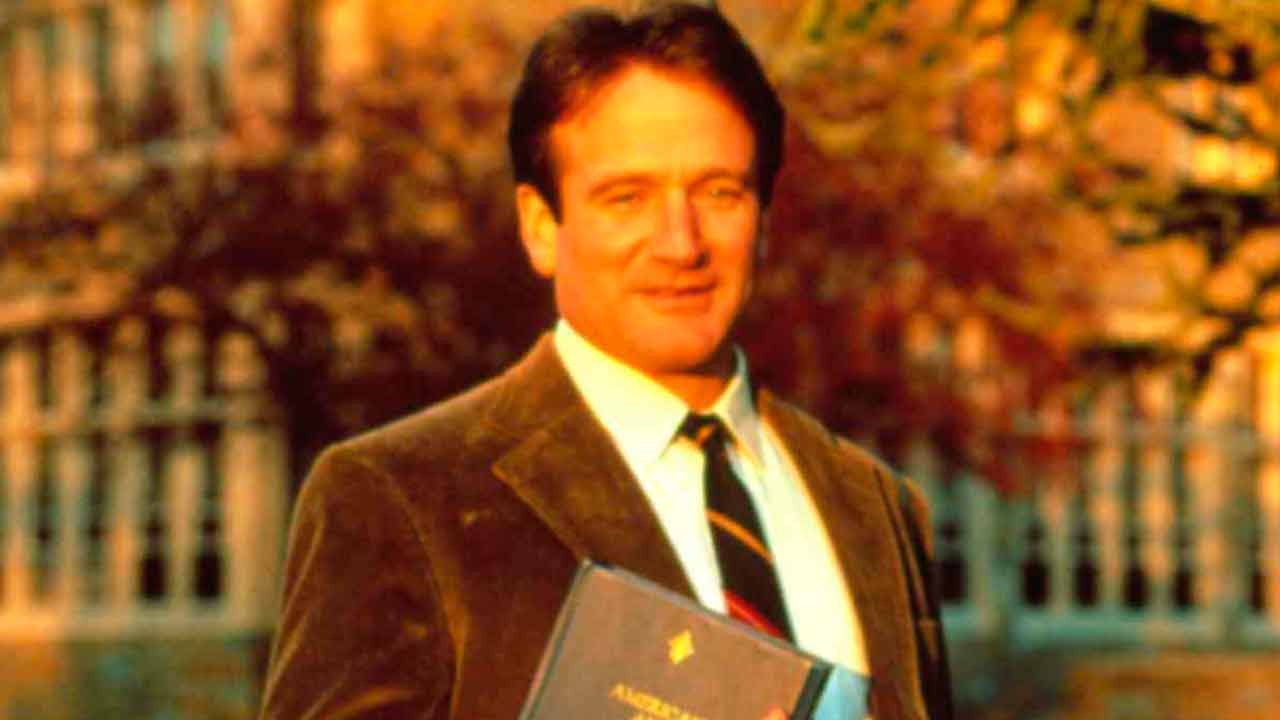 Robin William em Dead Poets Society - reprodução