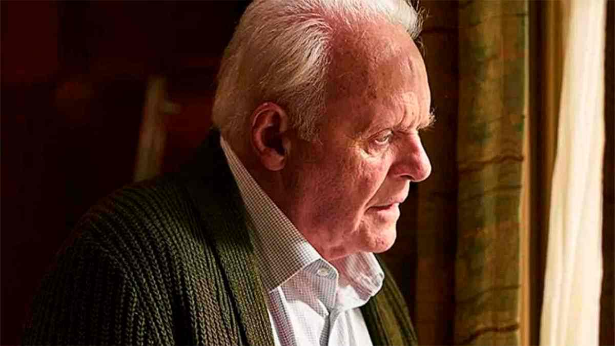Anthony Hopkins in The Father - reproductie
