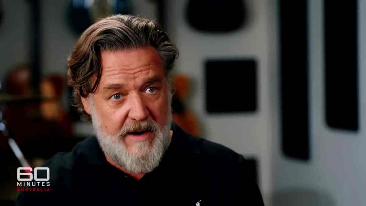 Russell Crowe v rozhovoru pro 60 Minutes Australia - reprodukce