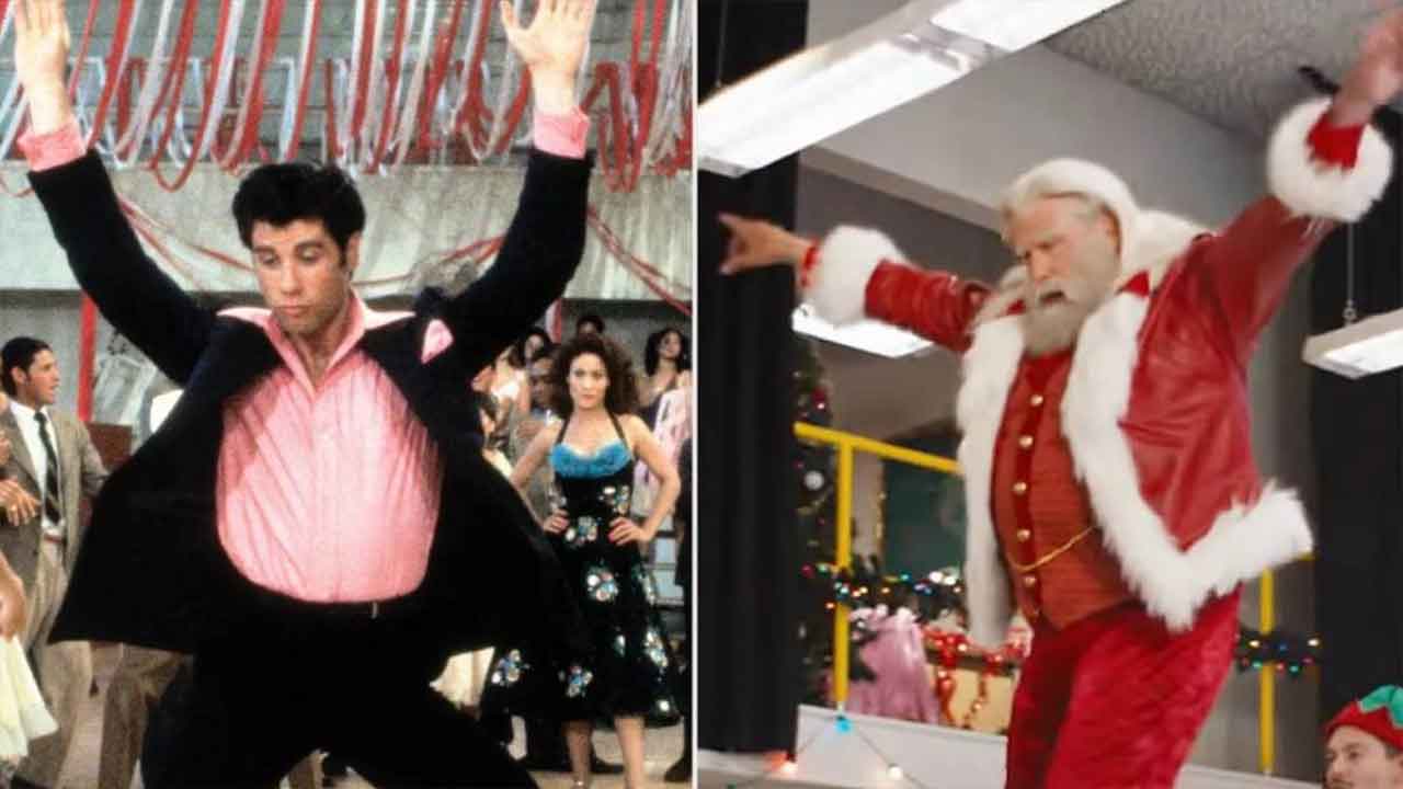 John Travolta em comercial de Natal - reprodução