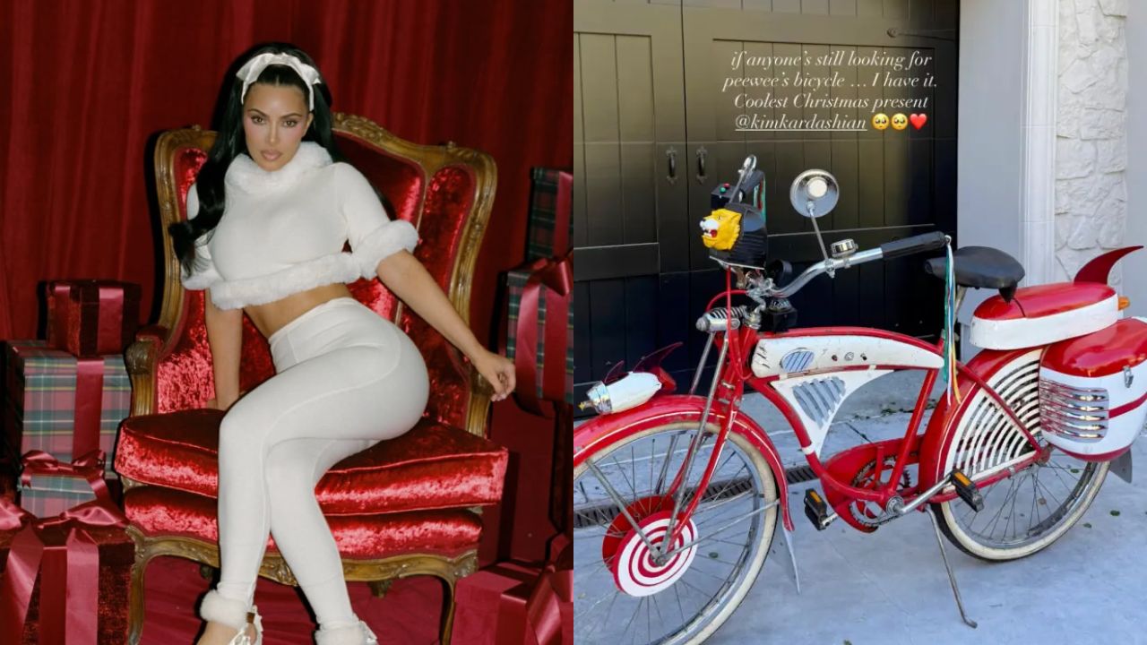 Kim Kardashian gifts her sister Kourtney Pee-wee Herman’s bicycle valued at $125,000