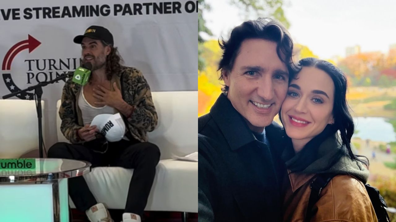 Russell Brand critica a ex-esposa Katy Perry e seu relacionamento com Justin Trudeau
