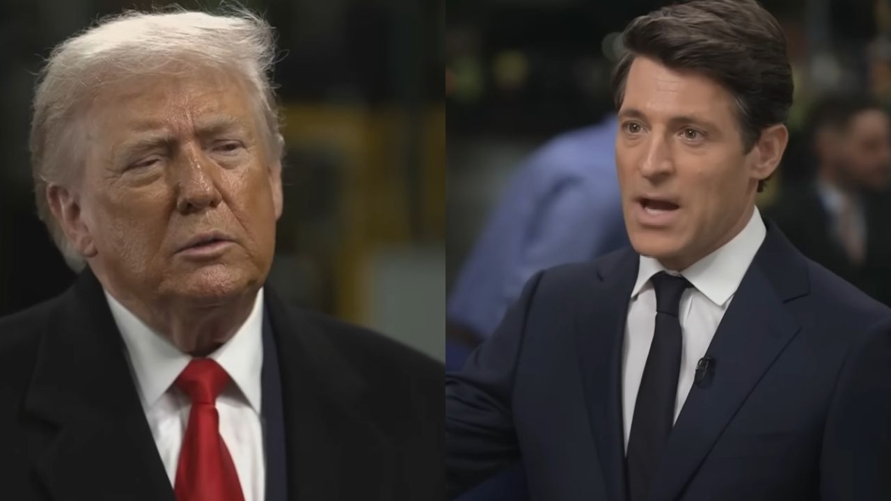 Donald Trump říká Tonymu Dokoupilovi, že by nebyl moderátorem CBS, kdyby byla zvolena Kamala Harris